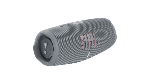 Loa Bluetooth JBL Charge 5 Xám mặt nghiêng