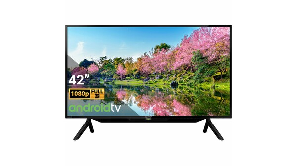 Android Tivi Sharp Full HD 42 inch 2T-C42EG1X chính diện