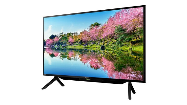 Android Tivi Sharp Full HD 42 inch 2T-C42EG1X mặt nghiêng