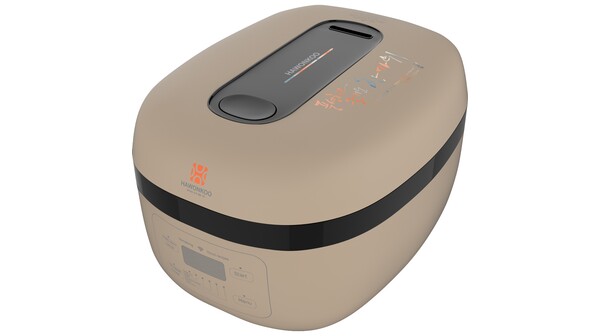 Nồi cơm điện cao tần Hawonkoo RCH-152-IH-CF nghiêng trên