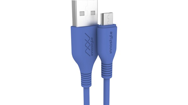 Cáp sạc Innostyle Jazzy USB-A to Micro J_IAB120 Xanh dương