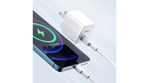 Củ sạc nhanh Aukey PD 30W PA-Y30s 1 cổng Trắng
