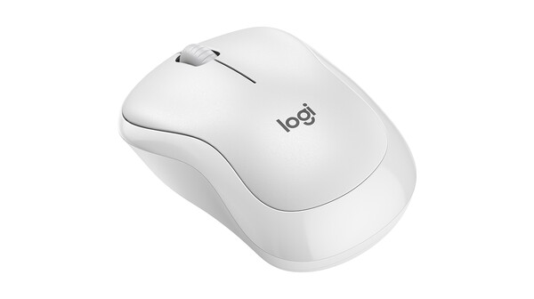 Chuột không dây Logitech Bluetooth M240 Silent Trắng mặt nghiêng bên phải