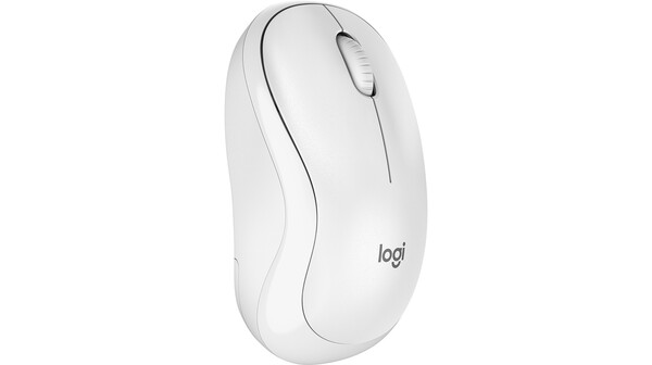 Chuột không dây Logitech Bluetooth M240 Silent Trắng mặt bên