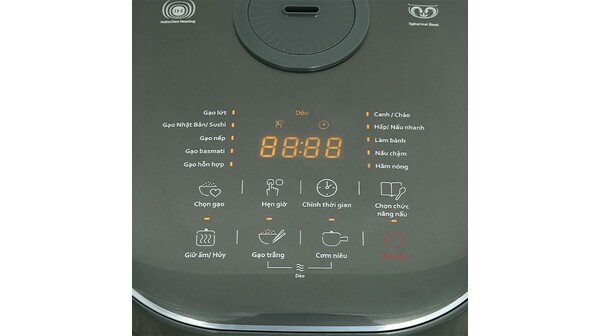 Nồi cơm điện tử cao tần Tefal 1.8 lít RK818A68