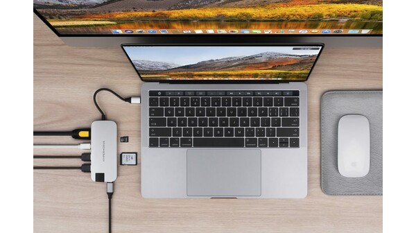 Cổng chuyển Hyperdrive HD247BSL 8 in 1 Bạc