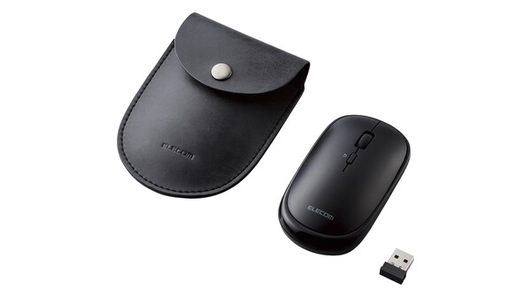 Chuột không dây yên tĩnh Elecom M-TM10DB Đen