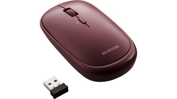 Chuột không dây yên tĩnh Elecom M-TM10DB Đỏ