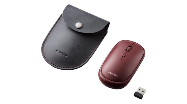 Chuột không dây yên tĩnh Elecom M-TM10DB Đỏ