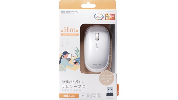 Chuột không dây yên tĩnh Elecom M-TM10DB Trắng