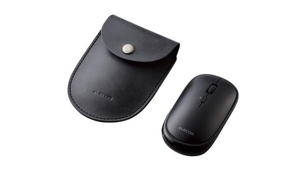 Chuột không dây yên tĩnh Elecom M-TM10BB Đen