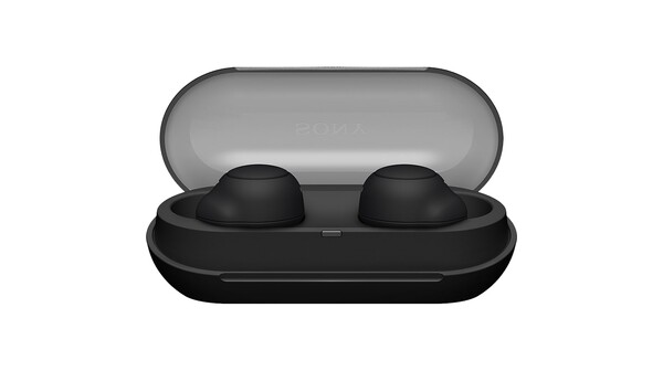 Tai Nghe True Wireless Sony WF-C500 Đen hộp mở