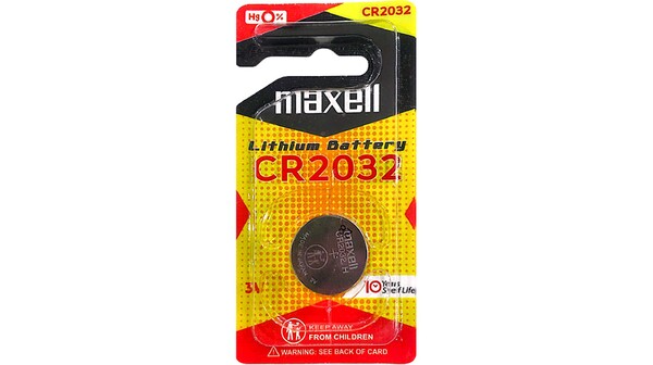 Pin tròn Lithium 3V vỉ 1 viên Maxell CR2032