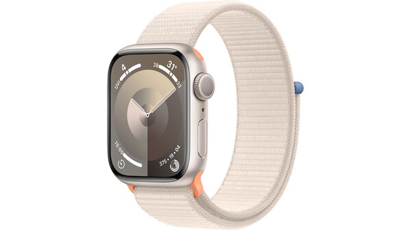 Apple Watch Series 9 GPS 41mm viền nhôm dây vải Sport Loop Starlight