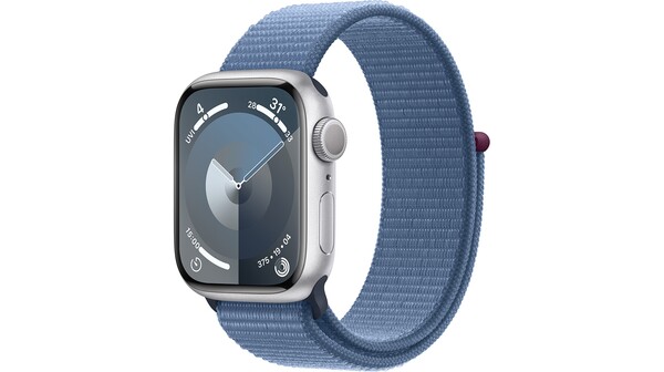 Apple Watch Series 9 GPS 41mm viền nhôm dây vải Sport Loop Winter Blue