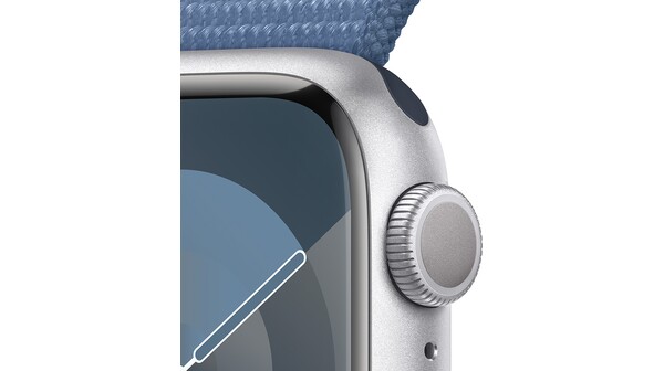 Apple Watch Series 9 GPS 41mm viền nhôm dây vải Sport Loop Winter Blue