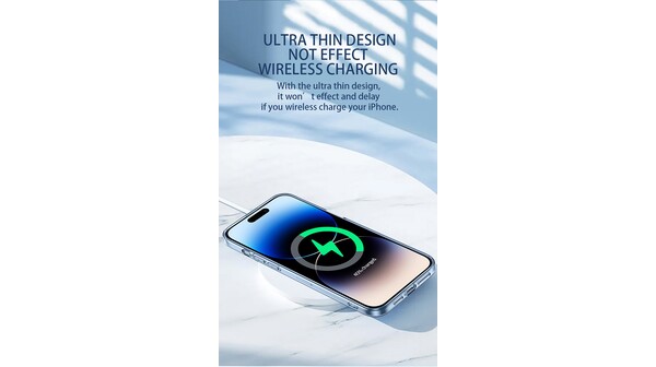 Ốp lưng iPhone 15 Pro Mipow Silicone TPU trong suốt ST15C-CR