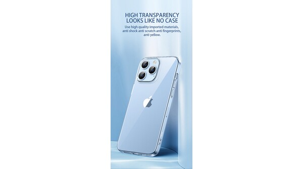 Ốp lưng iPhone 15 Pro Mipow Silicone TPU trong suốt ST15C-CR