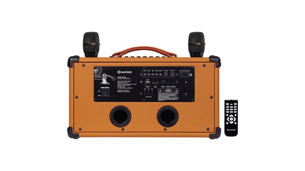 Loa karaoke xách tay Sumico BT-S52 mặt sau