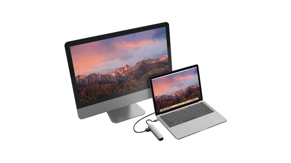 Cổng chuyển HyperDrive HD233B 6 in 1 Bạc