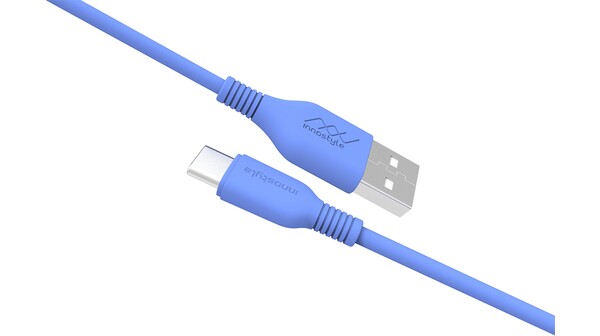 Cáp sạc Innostyle Jazzy USB-A to USB-C J_IAC120 Xanh dương