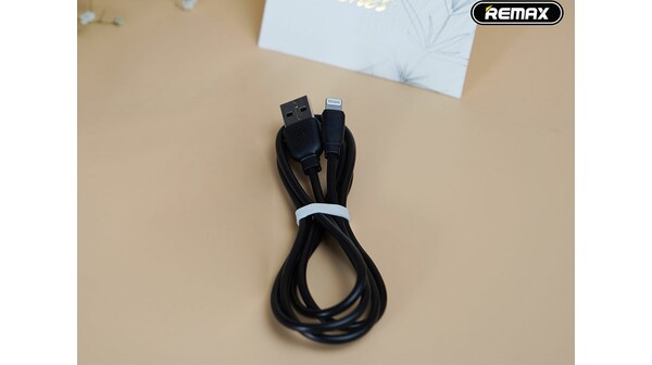 Cáp sạc nhanh Remax USB to Lightning RC-138i Đen