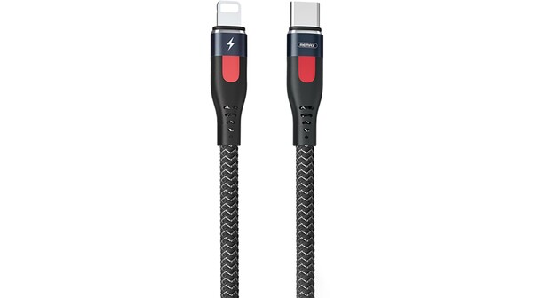 Cáp sạc Remax Type-C to Lightning RC-188i Đen