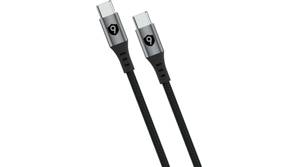 Cáp 9Fit USB-C to USB-C 1M 9FCA001B Đen