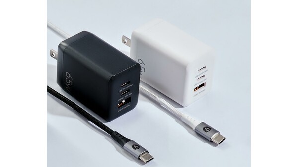 Củ sạc 9Fit PD 65W 1A2C GaN 9FAC002B Đen