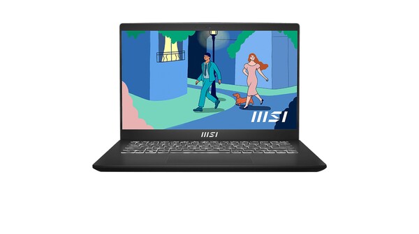 Laptop MSI Modern 14 R7-7730U/8GB/512GB/Win11 (C7M-221VN)