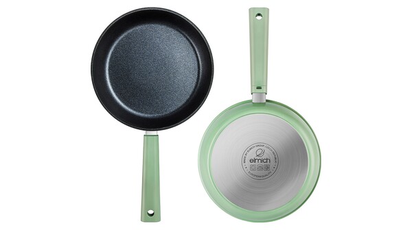 Chảo chống dính Elmich Hera II EL-5941GY20 size 20cm lòng chảo, đáy chảo