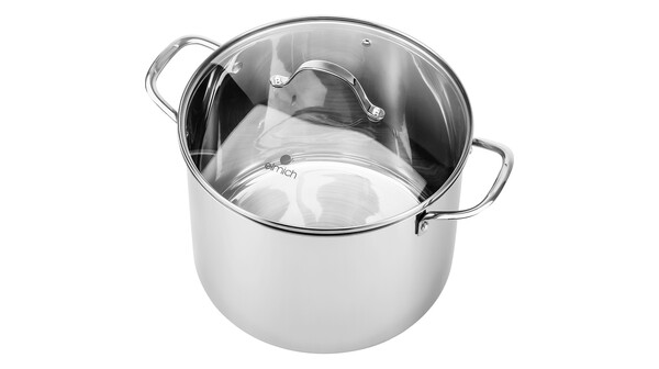 Nồi luộc gà inox 304 Elmich EL-2525IN30 size 30cm nghiêng