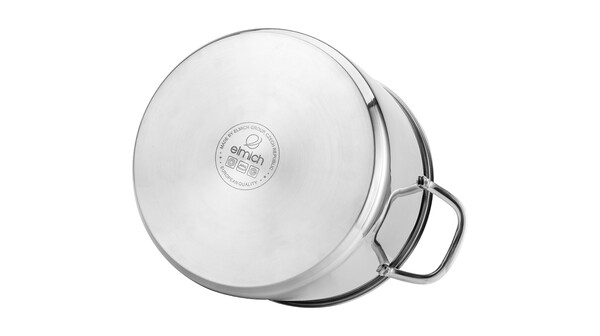 Nồi luộc gà inox 304 Elmich EL-2525IN30 size 30cm đáy nồi
