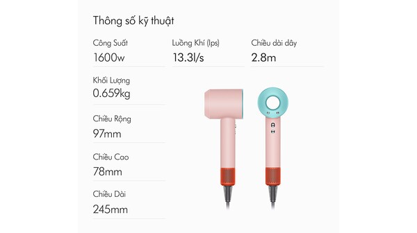 Máy sấy tóc Dyson Supersonic™ HD15 Ceramic Pop