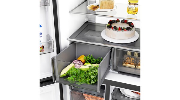 Tủ lạnh Aqua Inverter 660 lít AQR-M727XA(GS)U1