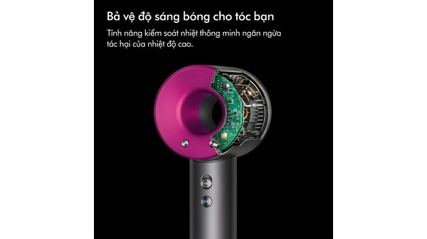 Máy sấy tóc Dyson Supersonic™ HD15 (Nickel Sáng/Vàng đồng)
