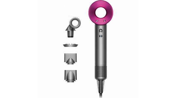 Máy sấy tóc Dyson Supersonic™ HD15 (Xám Bạc/Hồng Fuchsia)