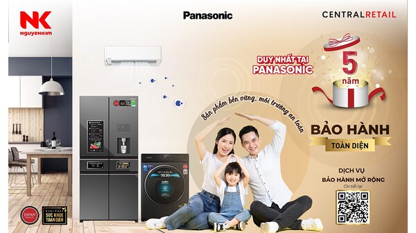 Gói bảo hành mở rộng 3 năm Máy giặt Panasonic lồng ngang (EW-WM3-FO10)