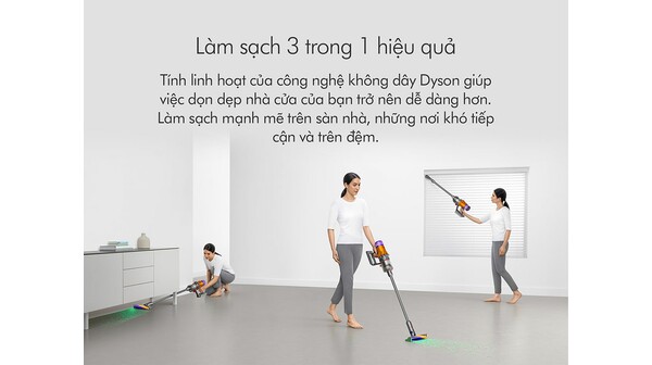 Máy hút bụi không dây Dyson V12 Detect Slim Absolute