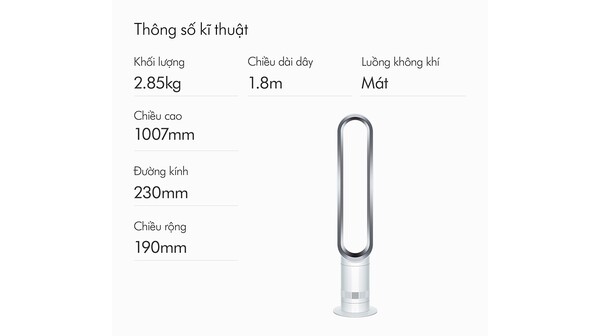 Quạt không cánh Dyson AM07