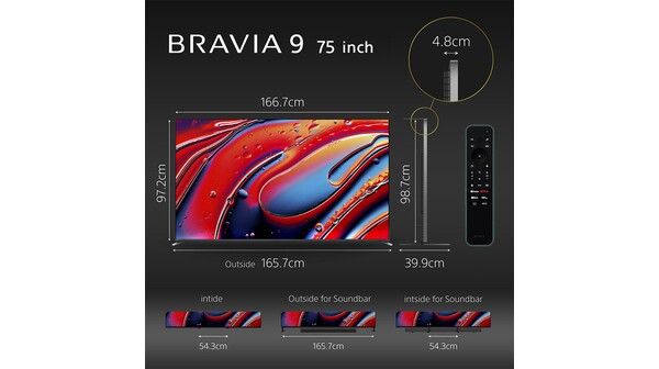 Smart Tivi Mini LED Sony 4K 75 inch K-75XR90 VN3-