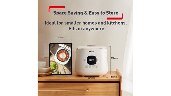 Nồi cơm điện tử Tefal Rice Mate Mini 0.7 lít RK515168