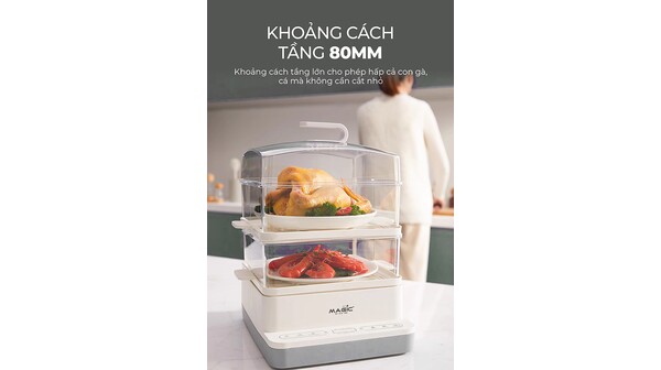 10058173-Nồi hấp đa năng Magic Eco AC-280