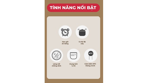 10058176-Nồi cơm điện tử Magic Eco 1.2 lít AC-250