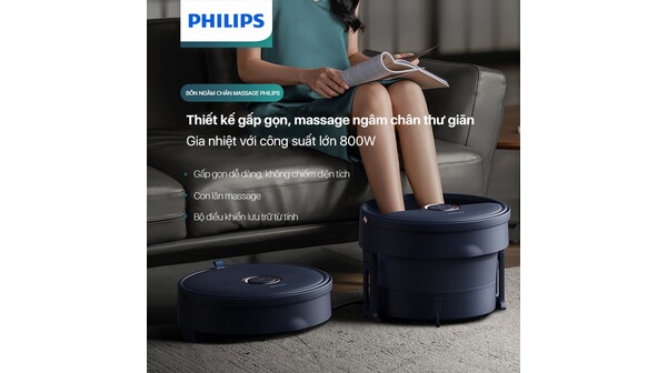 10058347-Bồn ngâm chân massage Philips PPM6501
