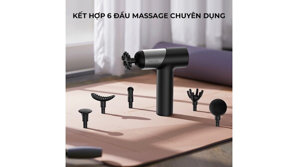 10058338-Súng massage Fascial Gun Philips PPM7323