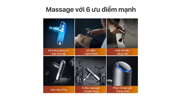 10058339-Súng massage Philips PPM7501-