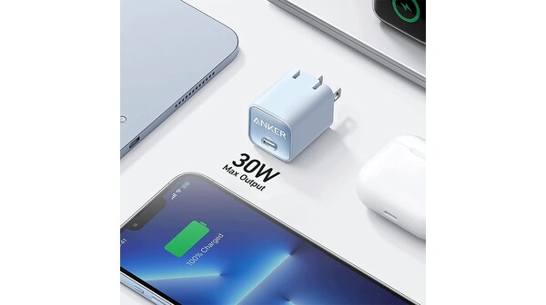 Củ sạc Anker 511 Nano 3 1C 30W A2147 Xanh Dương