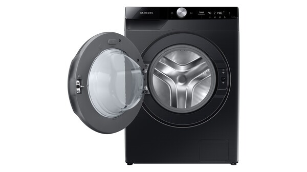 Máy giặt Samsung Inverter 9 kg WW90TP44DSB mặt chính diện cửa mở
