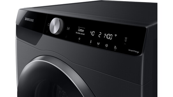 Máy giặt Samsung Inverter 9 kg WW90TP44DSB bảng điều khiển nghiêng